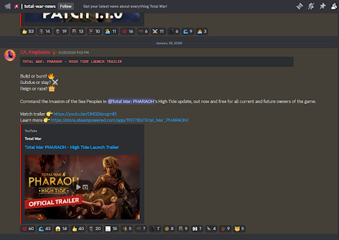 Discords are a fantastic way to promote new content to interested parties
