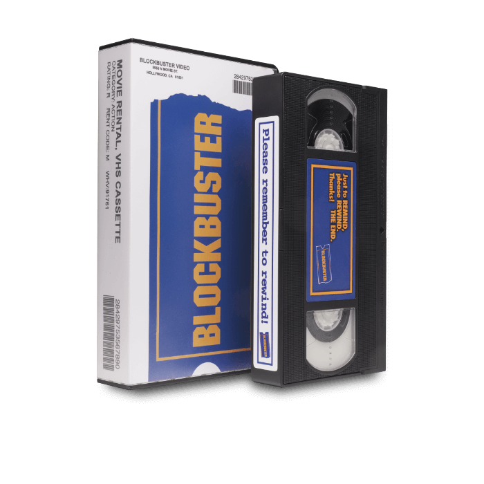 Blockbuster® Mini VHS Cassette Switch Game Case - Retro Fighters